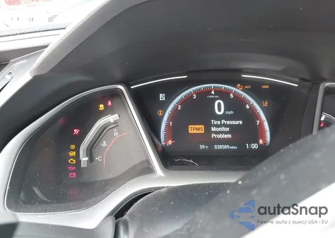 2020 Honda Civic Sport z USA, uszkodzony, nr VIN 2HGFC2F8XLH529581